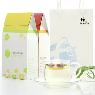  菲轩 美容养颜 玫瑰花茶/冻干柠檬片 花草茶组合 包邮 送女友闺蜜