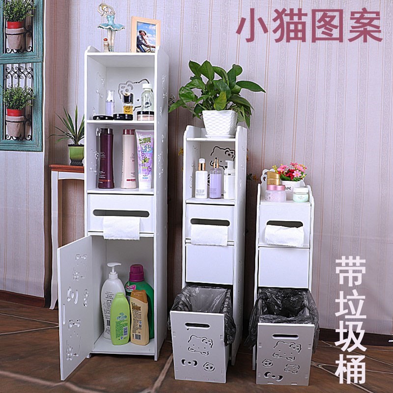 装饰卫生间小柜子窄柜夹缝侧柜收纳纸巾洗漱整理防水整理卫生多层|ruв категории награду материалов, туалетные принадлежности, сантехника, мебель, ванная комната со стороны кабинета - от Buy2taobao.com для оказания профессиональной услуги покупки агента Taobao