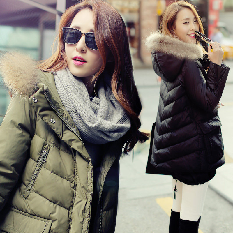 2013<em>冬装</em>新款<em>韩版</em>时尚女装带帽加厚<em>女</em>工装中