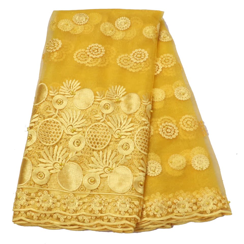 Hot stamping Nail bead Mesh cloth Embroidered cloth Wedding dress full dress cloth african lace Ethnic Lacein the Home Fabric , Cloth/Fabric/Manual diy Cloth fabric category - from Buy2taobao.com to provide professional Taobao agent buy service