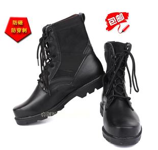  3515强人正品男士军靴特种兵07作战靴真皮高帮帆布户外单靴07SMD