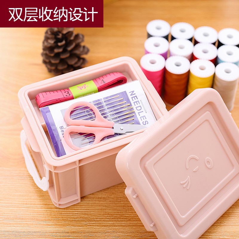 手缝套装多层针线包刺绣衣服粗线彩线工具箱针线手工十字绣收纳盒在类目 居家布艺, 十字绣及工具配件, 十字绣工具, 线盒中 - 来自Buy2taobao.com提供专业的淘宝代购服务
