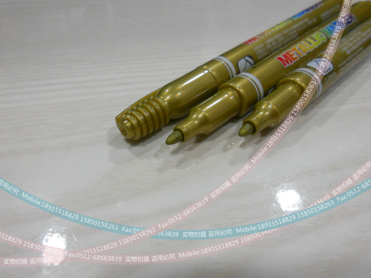 Taiwan Lions Paint Pen MM-610 Bright gold marking pen Metal singular documentin the Electronic Dictionary/Electronic paper book/Stationery , Pens/Writing Tools , Paint Pen category - from Buy2taobao.com to provide professional Taobao agent buy service