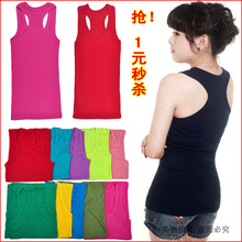 2013 spring Korean Cotton Vest female small halter top vest vest female backing per spike