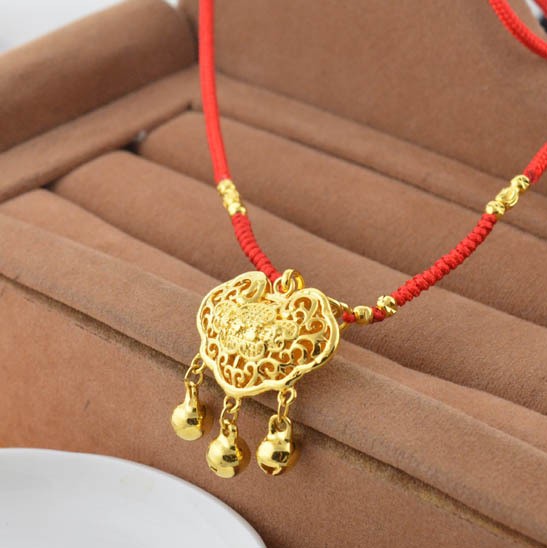 本命年红绳项链旗舰店,本命年红绳项链价格,本