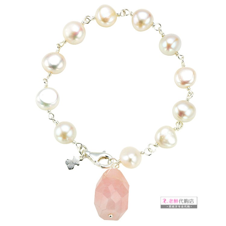 TOUS/桃丝熊 517091110 PEARLS珍珠粉晶手链 西班牙正品代购 TOUS/桃丝熊 517091110 PEARLS珍珠粉晶手链 西班牙正品代购