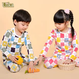  清仓 两套包邮儿童纯棉保暖内衣 加厚加绒套装 冬季家居必备