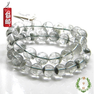 骥宇轩皇冠特价包邮好品质水晶聚宝盆饰品时尚通透天然绿幽灵手链 骥宇轩皇冠特价包邮好品质水晶聚宝盆饰品时尚通透天然绿幽灵手链