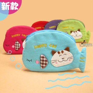  爆 韩国热卖造型可爱鲸鱼猫钥匙包/车匙包 女士钥匙包 锁匙包