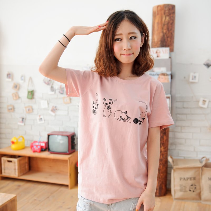 宽松短袖t恤女装休闲...