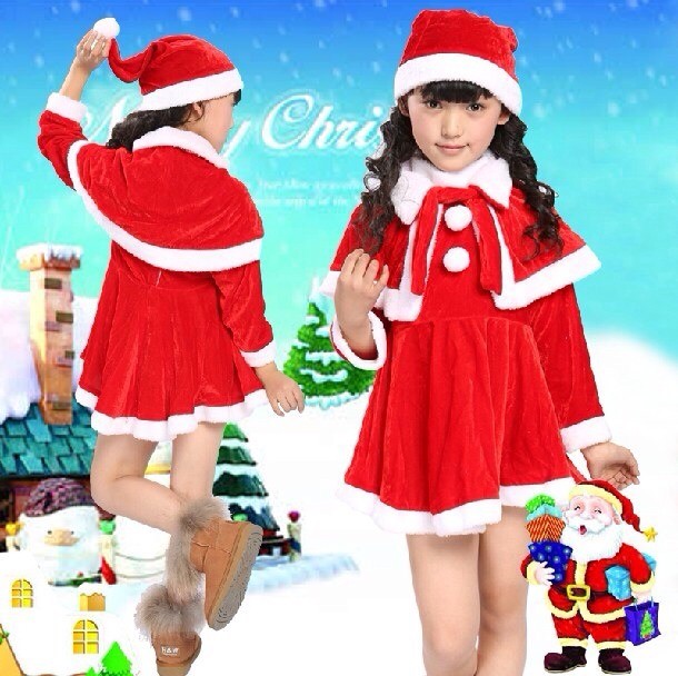 Girls in Christmas Dresses Children's costumes Christmas clothing Children's clothing Christmas costumes Christmas 3 setsin the Festive supplies/Gift , Christmas Supplies/Gift/Adornment , Christmas costumes category - from Buy2taobao.com to provide professional Taobao agent buy service