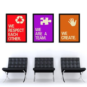 团队精神 公司企业文化装饰画 励志奋斗正能量