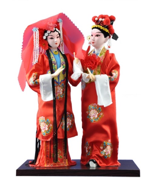 Silk person Old Beijing characteristic handicraft a doll Wedding Gifts Traditional opera character Wedding Giftin the Home accessories , Decoration category - from Buy2taobao.com to provide professional Taobao agent buy service
