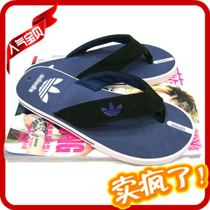  Adidas/三叶草男装夏季新款休闲沙滩鞋 男士凉鞋 人字拖鞋夹趾鞋