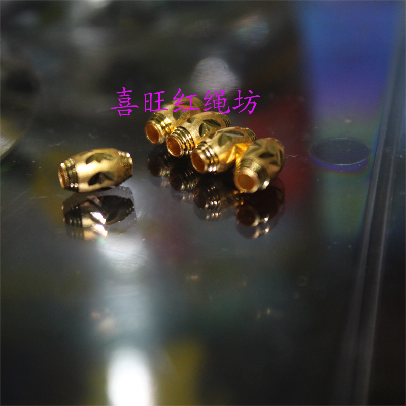 足金黄金路路通长橄榄型散珠转运珠DIY红绳手链手链脚链红绳在类目 珠宝/钻石/翡翠/黄金, 黄金首饰(新), 其他中 - 来自Buy2taobao.com提供专业的淘宝代购服务