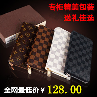 香港专柜代购CK钱包 男士女士钱包 长款拉链商