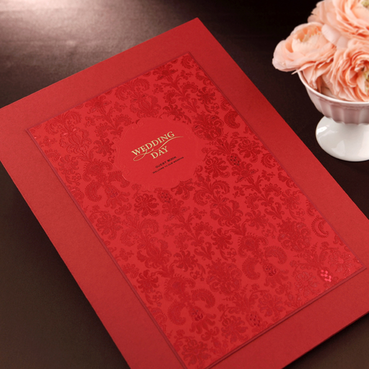 喜的良品 签到本 丝网印烫金签名册 婚礼创意高品质签到簿GB2001 喜的良品 签到本 丝网印烫金签名册 婚礼创意高品质签到簿GB2001