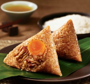  五芳斋粽子 140g*2 280g细真空蛋黄鲜肉粽 真空嘉兴粽子 5份包邮