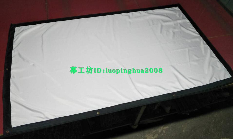 simple and easy Curtain White plastic high definition White fiberglass Foldable Curtain Metal Soft curtain Movie screen Of large number goods in stockin the Office Equipment/Consumables/Related Services , Projector Accessories , Curtain category - from Buy2taobao.com to provide professional Taobao agent buy service