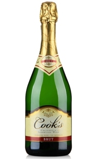  【逆袭神器】美国库克斯起泡香槟酒750ml 原瓶进口红酒 49元包邮