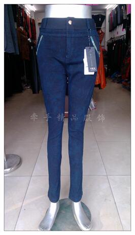 13春款正品<em>华丽鸟</em>2036小脚铅笔裤牛仔裤弹力
