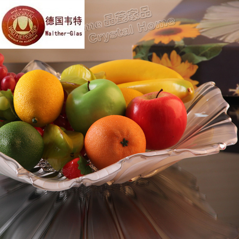 德国进口伟韦特水晶玻璃水果盘 向日葵时尚创意欧式果盆 宜家简约在类目 餐饮具, 餐具, 果盆/果盘/果篮中 - 来自Buy2taobao.com提供专业的淘宝代购服务