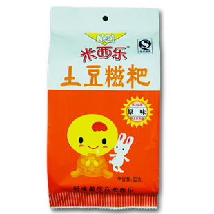  陕西特产/米西乐土豆糍粑（油炸型膨化食品/80g/五种口味