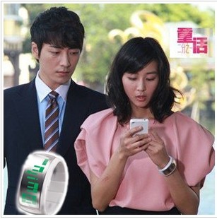 终极三国siman手表 LED高亮版 学生情侣手表