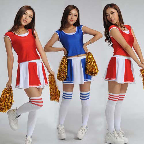 防走光<em>少女时代运动会</em> 啦啦操服装 啦啦队服装