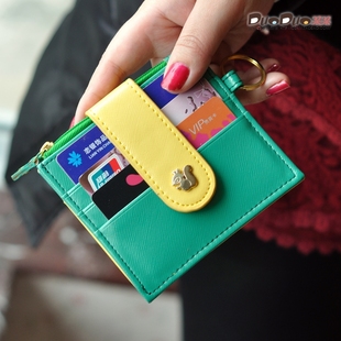  韩版新款卡包 可爱便携式交通卡套零钱包钥匙包乘车卡套证件套