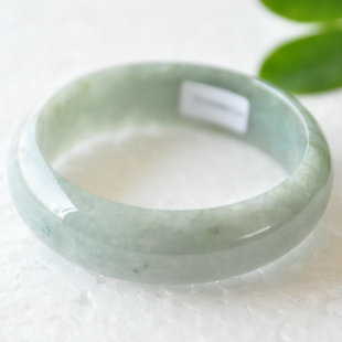  碧空 缅甸老坑翡翠玉手镯A货 翡翠手镯冰种手镯 送证书52毫米2726