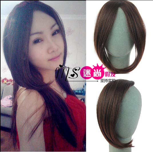 invisible Middle score Fake bangs Matte man's hair style with hair parted on the side Fake bangs Oblique bangs Hair piece Super simulation Head curtainin the Hair Care/Wig , Wig , Liu tablets category - from Buy2taobao.com to provide professional Taobao agent buy service