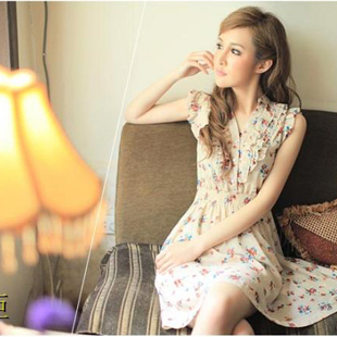 夏季韩版雪纺裙子...