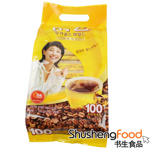  T 书生海味店 韩国进口黄麦馨摩卡混合咖啡 整袋100条1200g(1335)