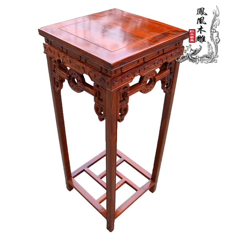 花梨实木铜钱花架花凳 东阳仿古家具 非洲花梨木红木家具FS013在类目 住宅家具, 架类, 花架/花几中 - 来自Buy2taobao.com提供专业的淘宝代购服务
