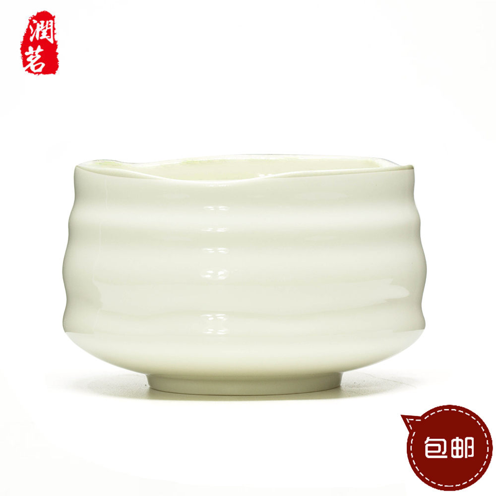 潤茗手工出口日本茶道抹茶碗 白色 日本茶碗 抹茶碗日本 點茶碗在類目 餐飲具, 茶具, 茶道/零配中 - 來自Buy2taobao.com提供專業的淘寶代購服務