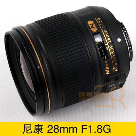 新款促销尼康28 F1.8G单反广角镜头定焦人像