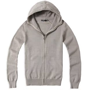  PEACEBIRD 太平鸟 男装时尚休闲拉链开衫戴帽卫衣81309326017