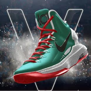  杜兰特5代篮球鞋 新款耐克旗舰店 正品 Nike Zoom KD V5气垫战靴