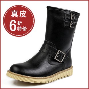  时尚韩版潮流男鞋流行靴子英伦男式军靴保暖靴户外沙漠高帮靴