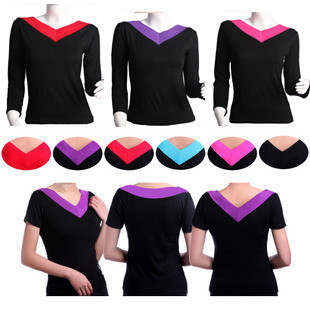 特价长短袖双v领练功服女成人广场舞蹈服健身服拉丁舞服厂家直销在类目 运动/瑜伽/健身/球迷用品, 舞蹈/健美操/体操, 健美操, 健美操上装中 - 来自Buy2taobao.com提供专业的淘宝代购服务