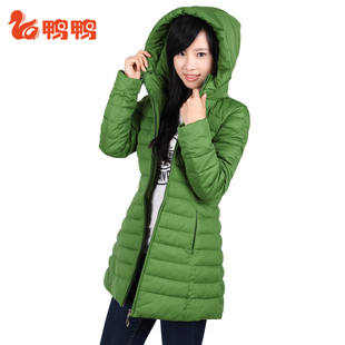  【新款特价】冬季新品鸭鸭正品女士中长款简约修身羽绒服B-271