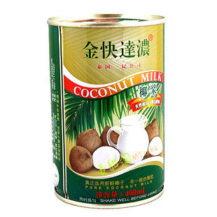  烘焙原料*金快达浓椰浆  甜品椰汁西米露原料 400ml罐装