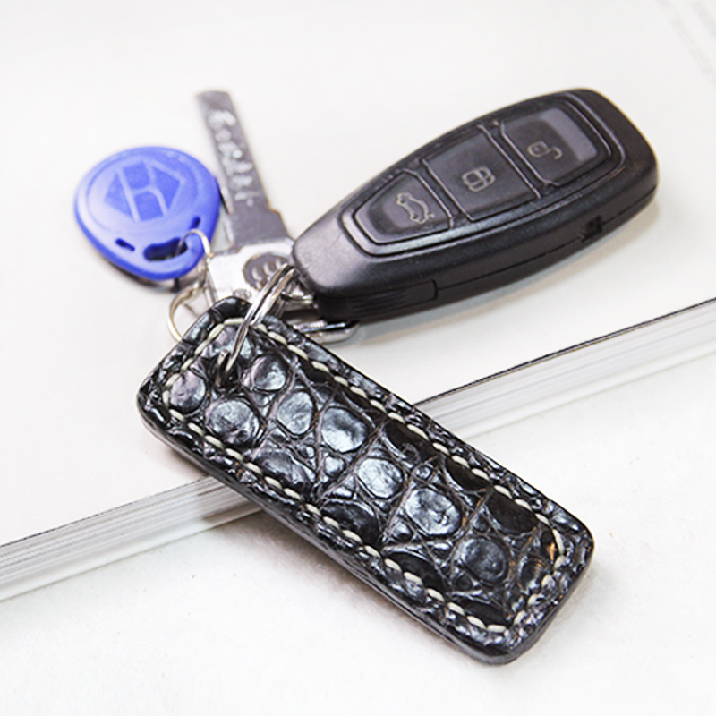 Crocodile skin Safety Key buckle Pendant Hand-sewn Slow work -slowlifein the Accessories/Leather belt/Hat/Muffler , Shoes and bags/Belt Accessories , Bag Accessories , Keychain category - from Buy2taobao.com to provide professional Taobao agent buy service