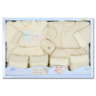  秋冬款加厚衣服婴儿礼品盒/宝宝礼盒/新生儿棉衣套装礼盒婴儿用品