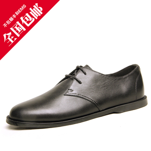  夏季男士休闲鞋男平底系带鞋低帮皮鞋板鞋英伦流行韩版潮流单鞋子