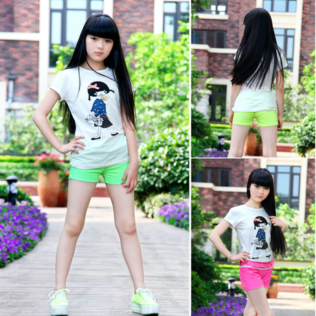 初中小<em>学生</em>大女孩子儿童2014夏季新款韩版蕾