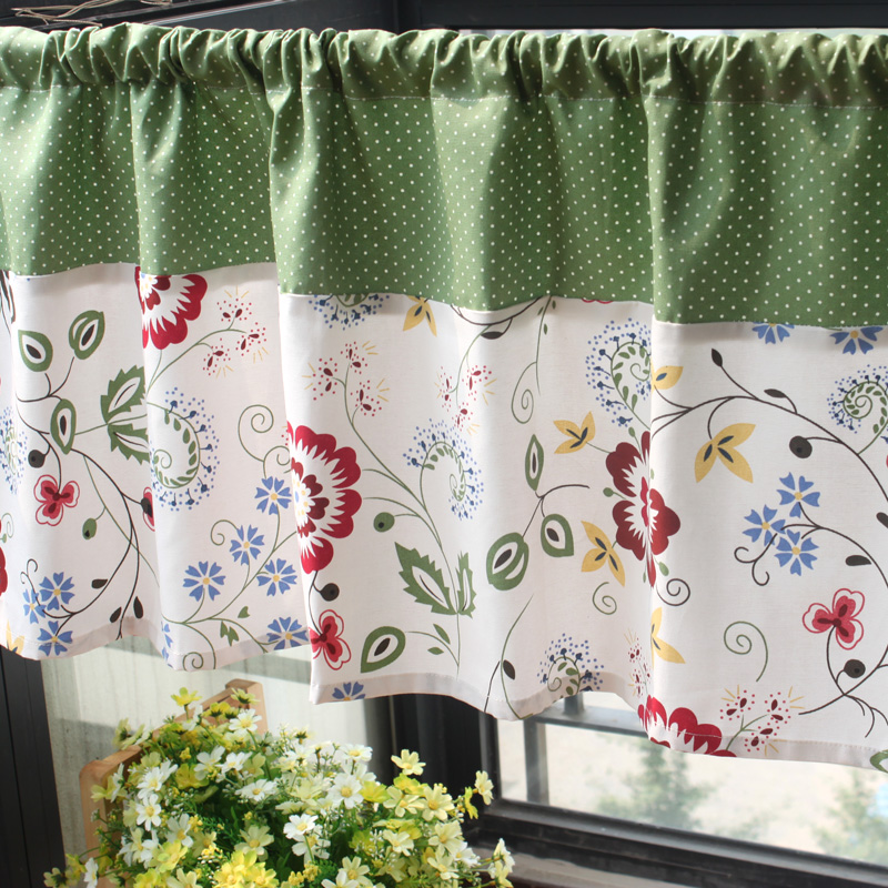 Cotton Fabric Kitchen semi-shade curtain door curtain Partition curtain Wind curtain Wardrobe curtainin the Home Fabric , Curtains and curtain accessories , Curtain category - from Buy2taobao.com to provide professional Taobao agent buy service