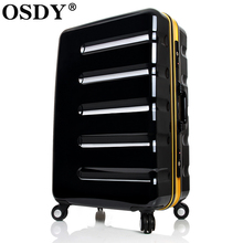 OSDY trolley suitcase caster Female / suitcases / aluminum frame ABS board chassis 20-inch 24-inch