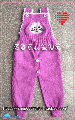 纯手工编织*<em>宝宝婴儿</em>幼儿<em>毛衣</em>/背带裤/0到3岁/
